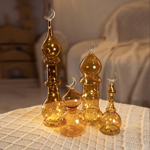 طقم مآذن زجاجي-Amber