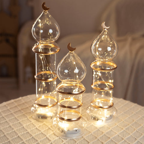 طقم مآذن زجاجي - Clear