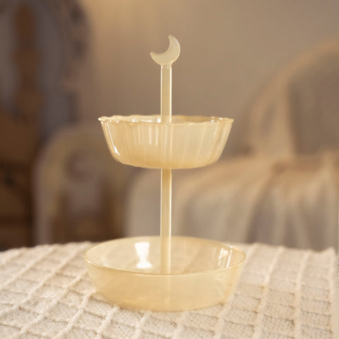 مضيفة تمرية الطبقات -Light Brown