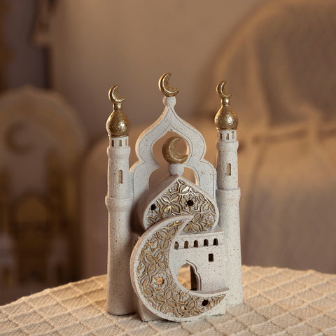تحفة رمضانية على شكل مسجد وهلال
