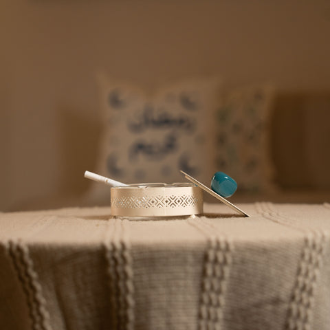 مكتة سجائر فاخرة - أزرق