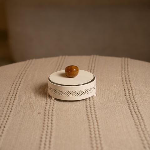 مكتة سجائر فاخرة - بني