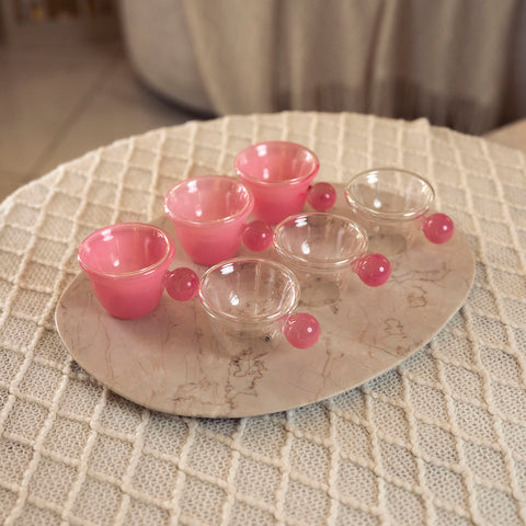 طقم فناجين 6 قطع -Poweder