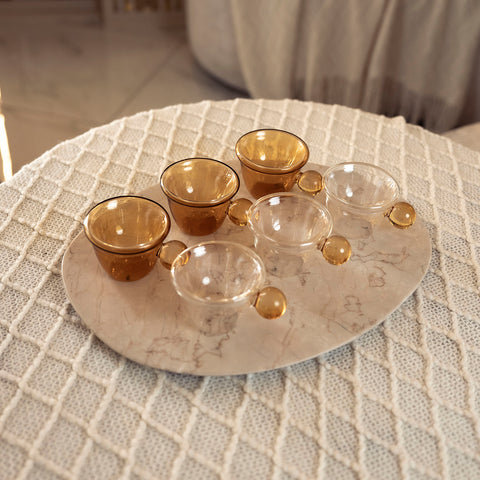 طقم فناجين 6 قطع - Amber