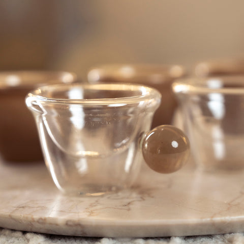 طقم فناجين 6 قطع - Dark Brown