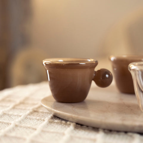 طقم فناجين 6 قطع - Dark Brown