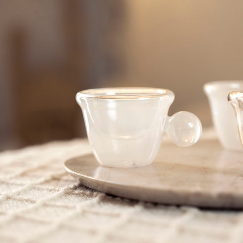 طقم فناجين 6 قطع -Off White