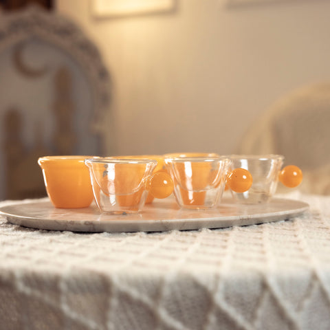 طقم فناجين 6 قطع - Orange