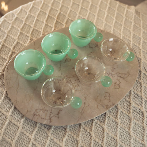 طقم فناجين 6 قطع - Green