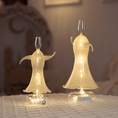 دراويش زجاجي دوار - Light Brown